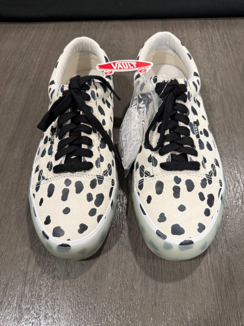 Vans Vault Old Skool NS VLT LX Dalmatian 10.5 VN0A4UVQ2V2 Unworn Rare
